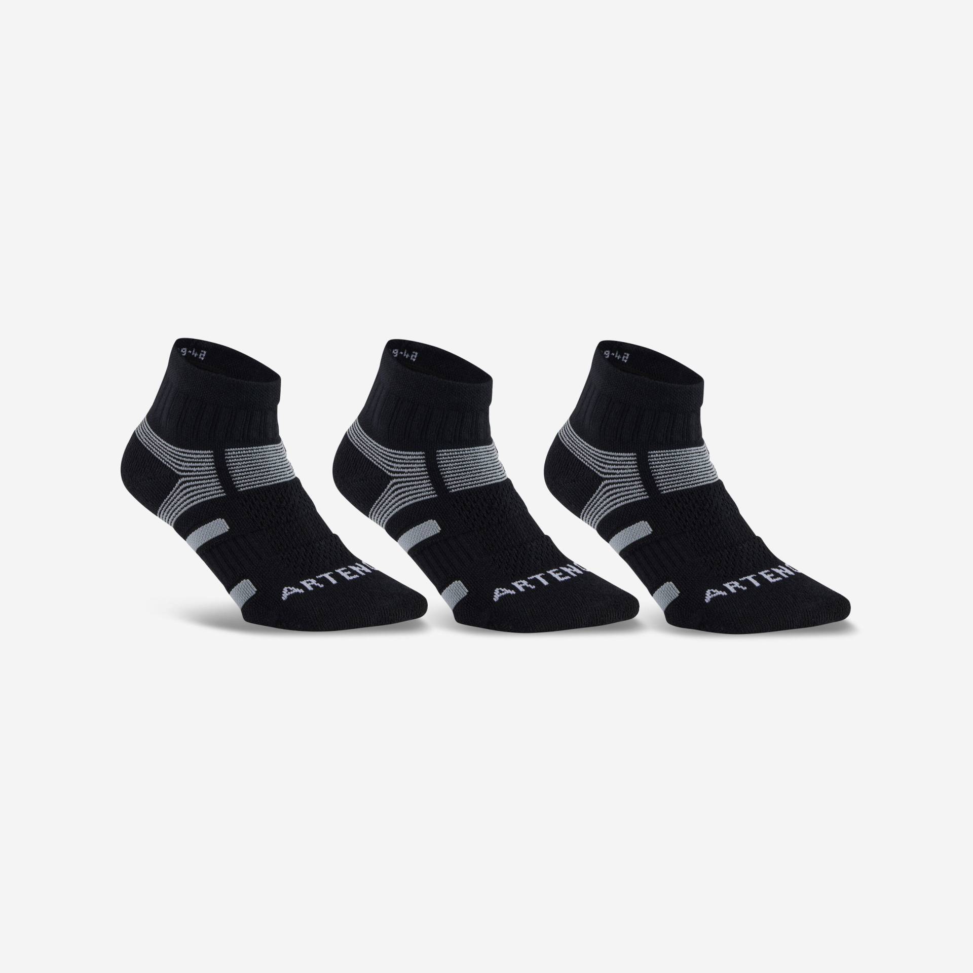 Tennissocken 3er-Pack - RS 560 schwarz/grau von ARTENGO