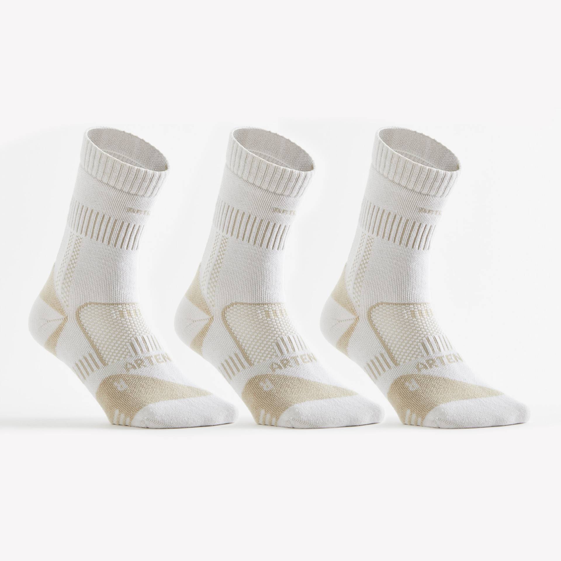 Tennissocken Baumwolle High Gael Monfils 3er-Pack - RS 900 weiss Tennissocken Baumwolle High Gael Monfils 3er-Pack - RS 900 weiss von ARTENGO