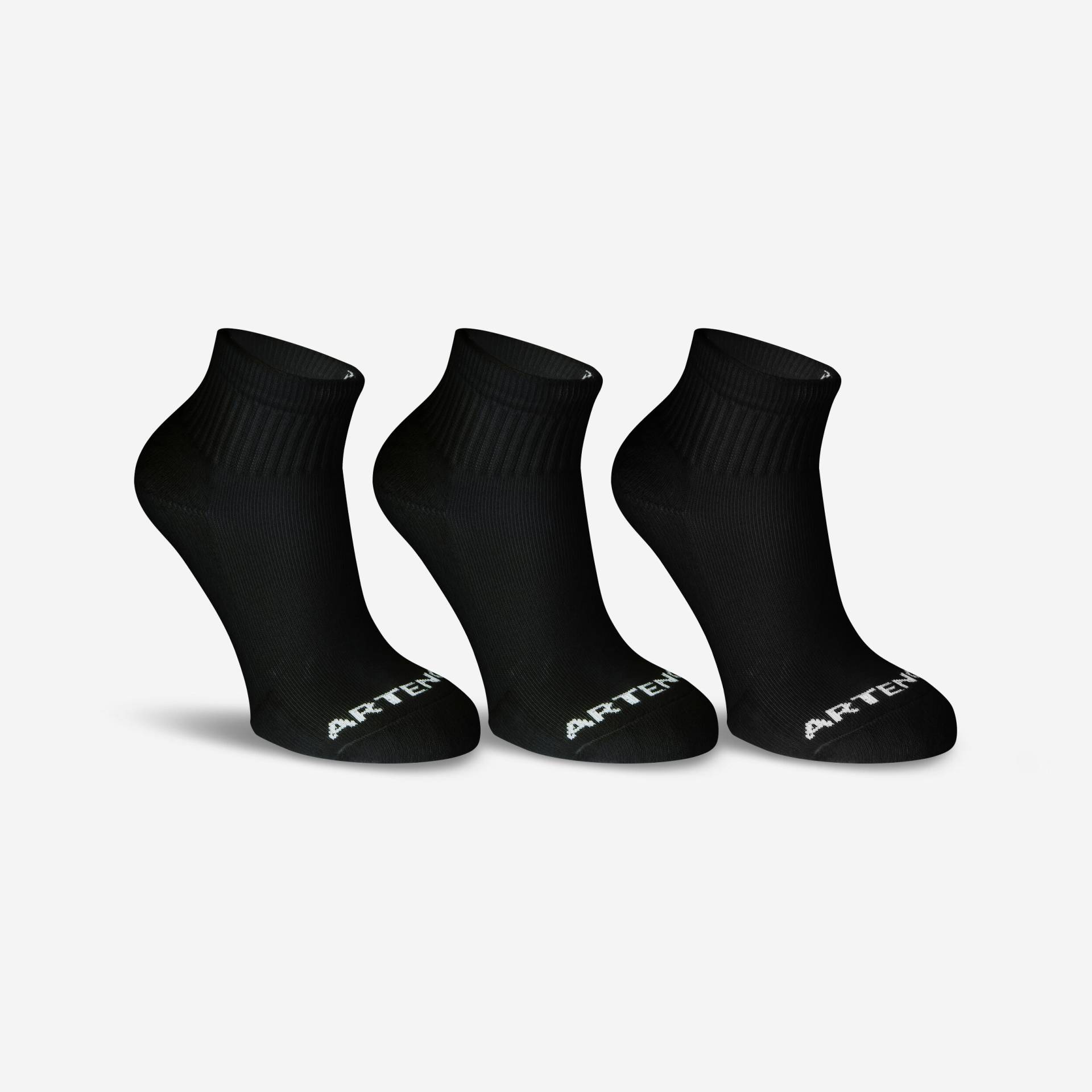 Tennissocken Kinder Artengo RS 100 3er-Pack schwarz Tennissocken Kinder Artengo RS 100 3er-Pack schwarz von ARTENGO