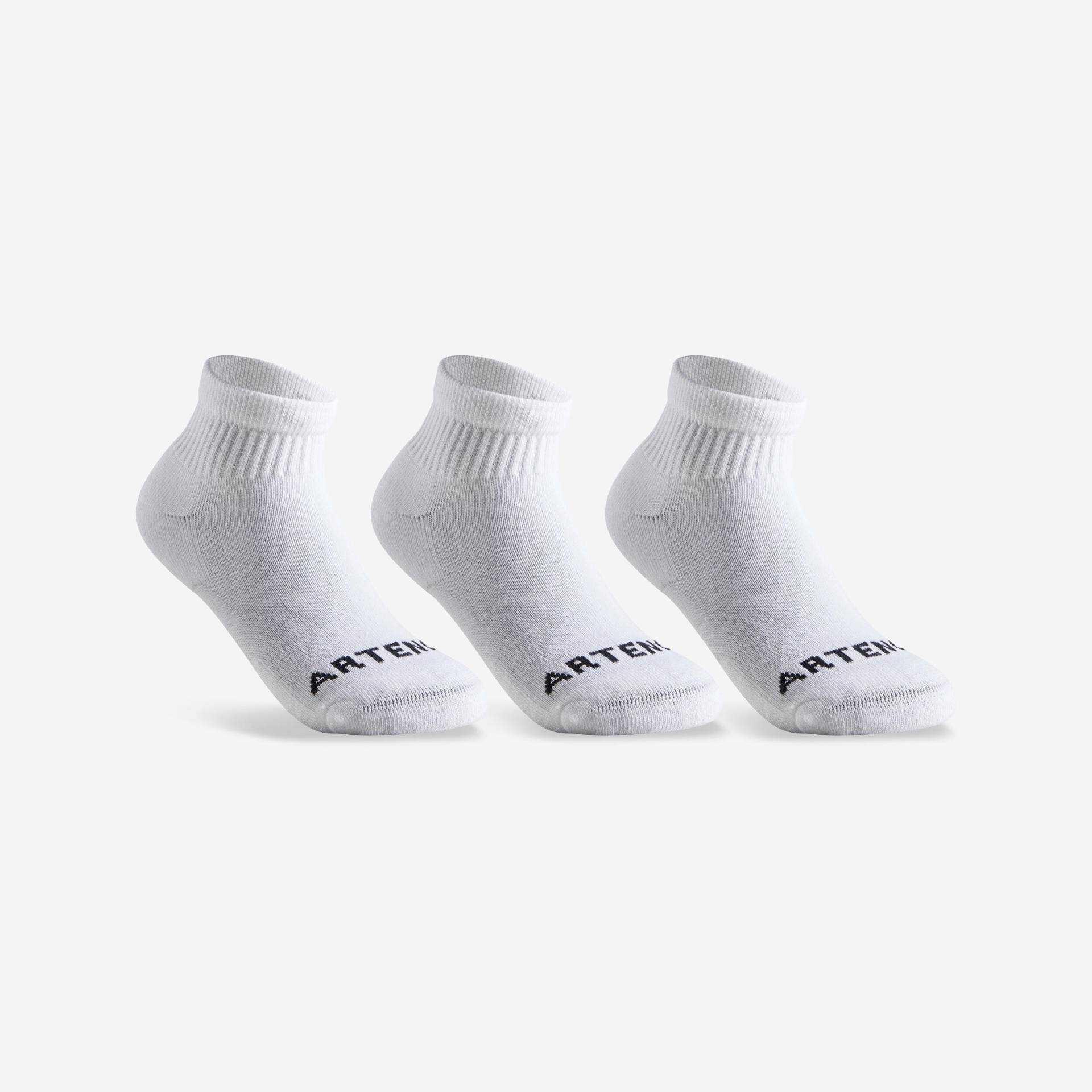 Tennissocken Kinder Mid Artengo RS 100 3er-Pack weiss Tennissocken Kinder Mid Artengo RS 100 3er-Pack weiss von ARTENGO
