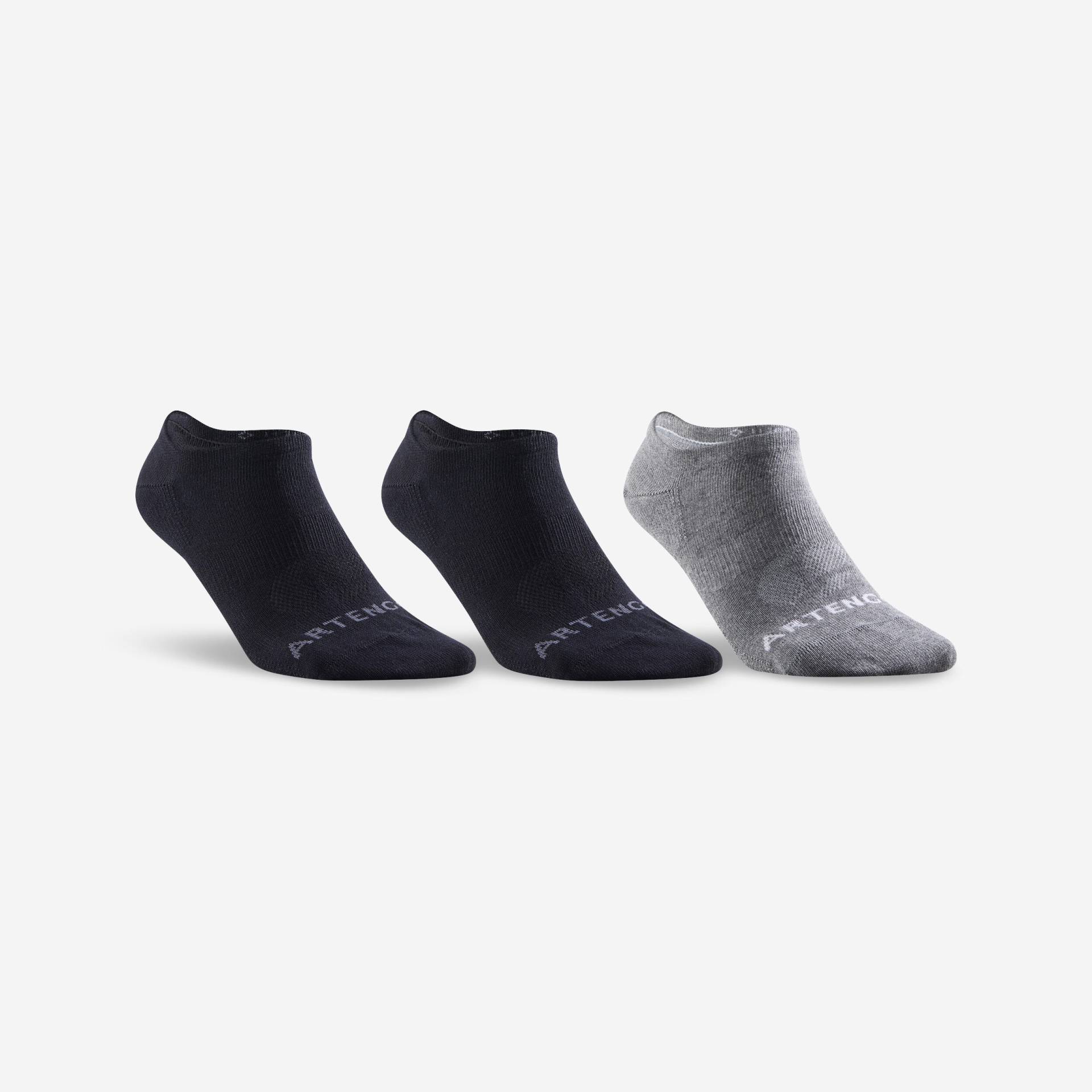Tennissocken Low 3er-Pack - RS 160 schwarz/grau Tennissocken Low 3er-Pack - RS 160 schwarz/grau von ARTENGO