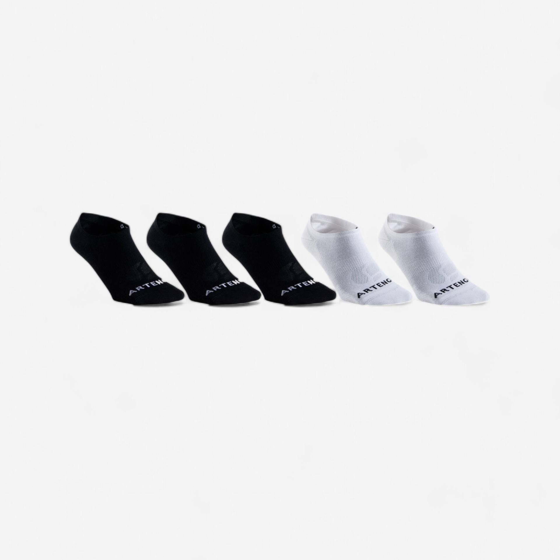 Tennissocken Low 5er-Pack – RS160 schwarz/weiss Tennissocken Low 5er-Pack – RS160 schwarz/weiss von ARTENGO