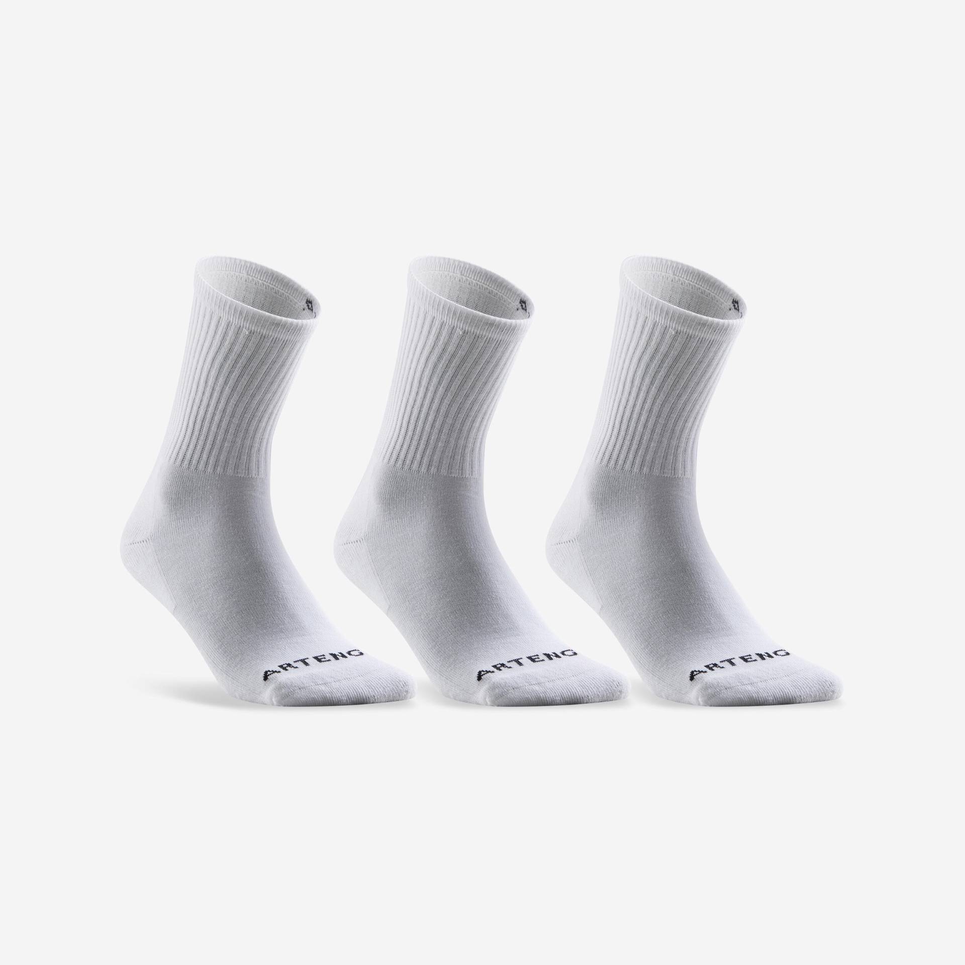 Tennissocken RS 100 High 3er-Pack weiss Tennissocken RS 100 High 3er-Pack weiss von ARTENGO