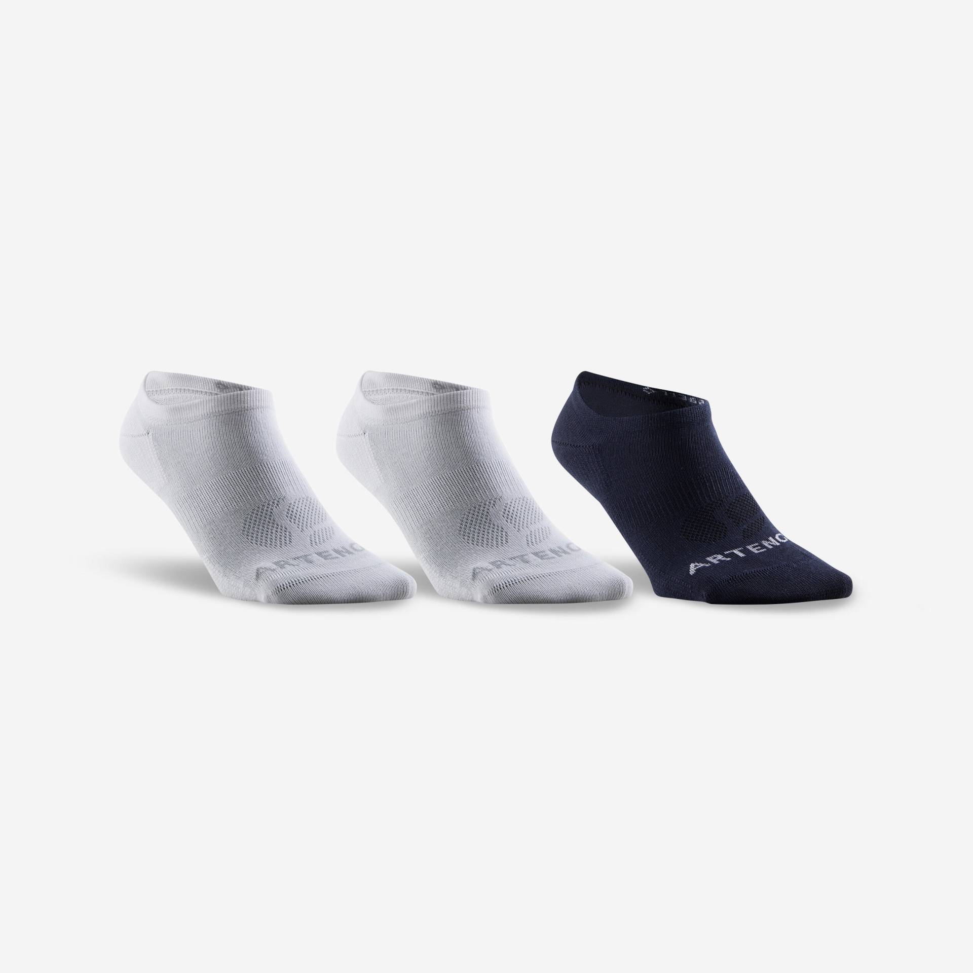 Tennissocken - RS 160 Low 3er-Pack weiss/blau Tennissocken - RS 160 Low 3er-Pack weiss/blau von ARTENGO