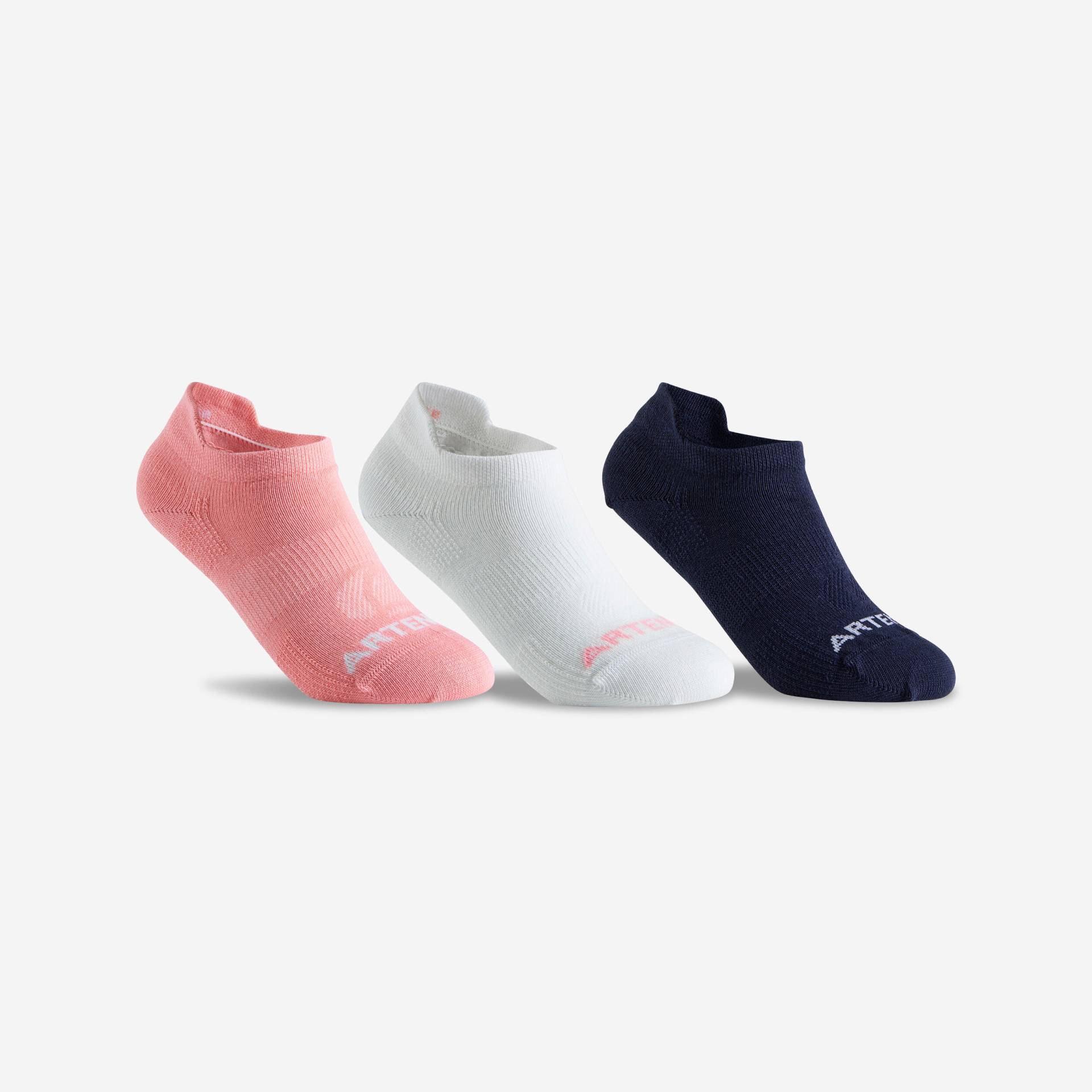 Tennissocken RS 160 low Kinder 3er-Pack marineblau/rosa/weiss Tennissocken RS 160 low Kinder 3er-Pack marineblau/rosa/weiss von ARTENGO