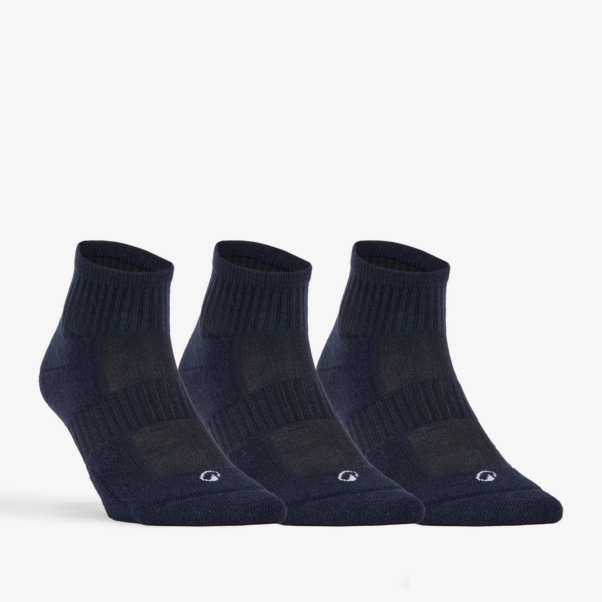 Tennissocken - RS 500 Mid 3er-Pack marineblau Tennissocken - RS 500 Mid 3er-Pack marineblau von Decathlon