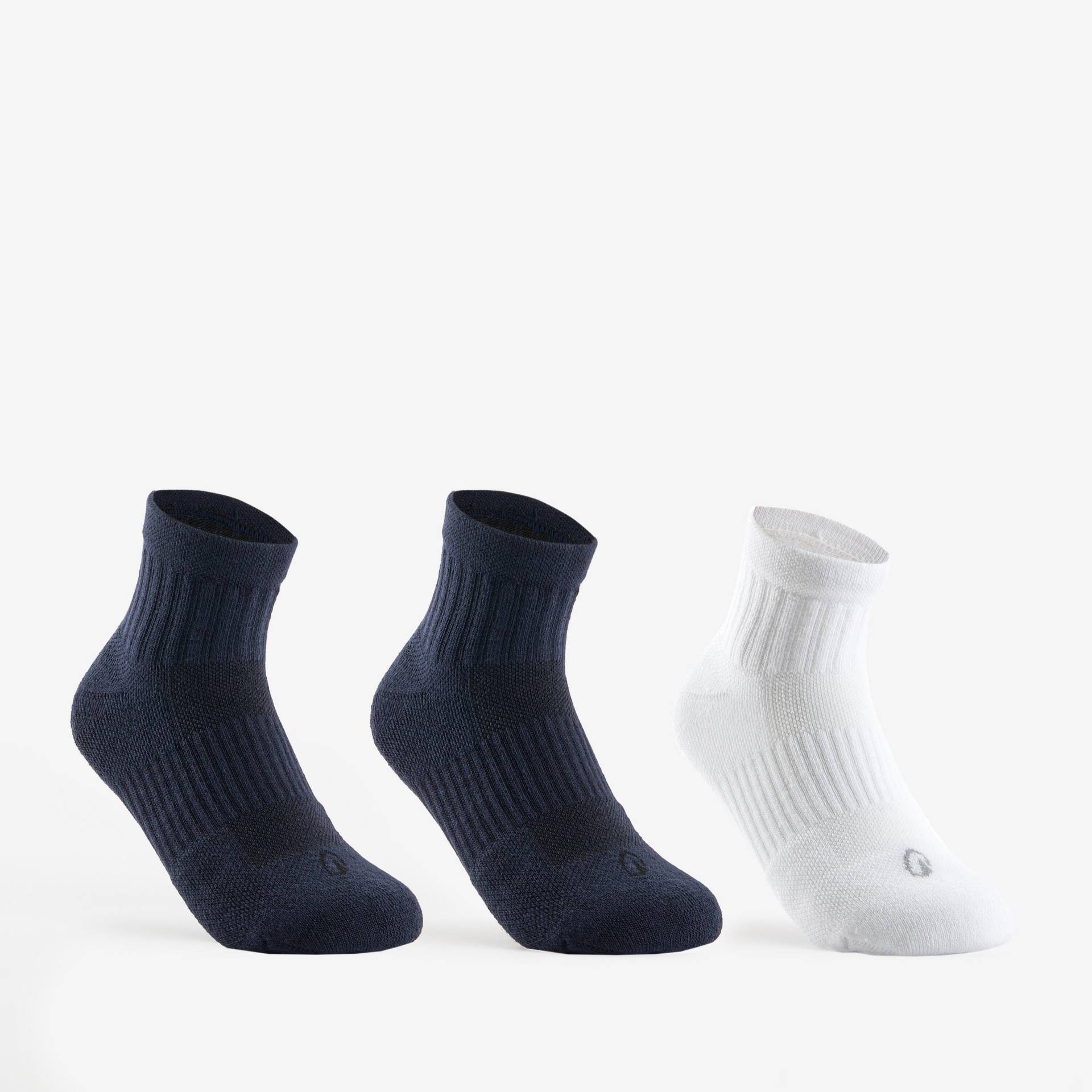 Tennissocken RS 500 Mid Kinder 3er-Pack weiss/blau Tennissocken RS 500 Mid Kinder 3er-Pack weiss/blau von Decathlon