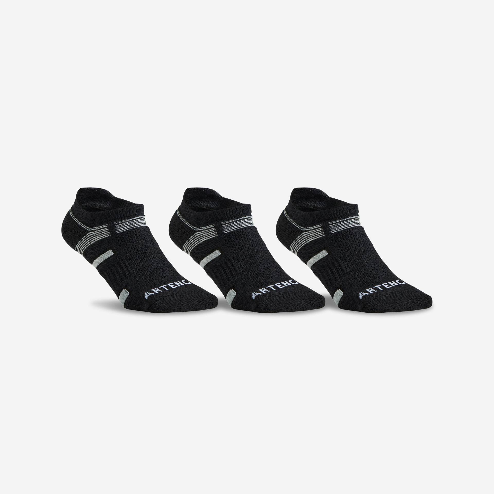 Tennissocken RS 560 Low 3er-Pack schwarz/grau Tennissocken RS 560 Low 3er-Pack schwarz/grau von ARTENGO