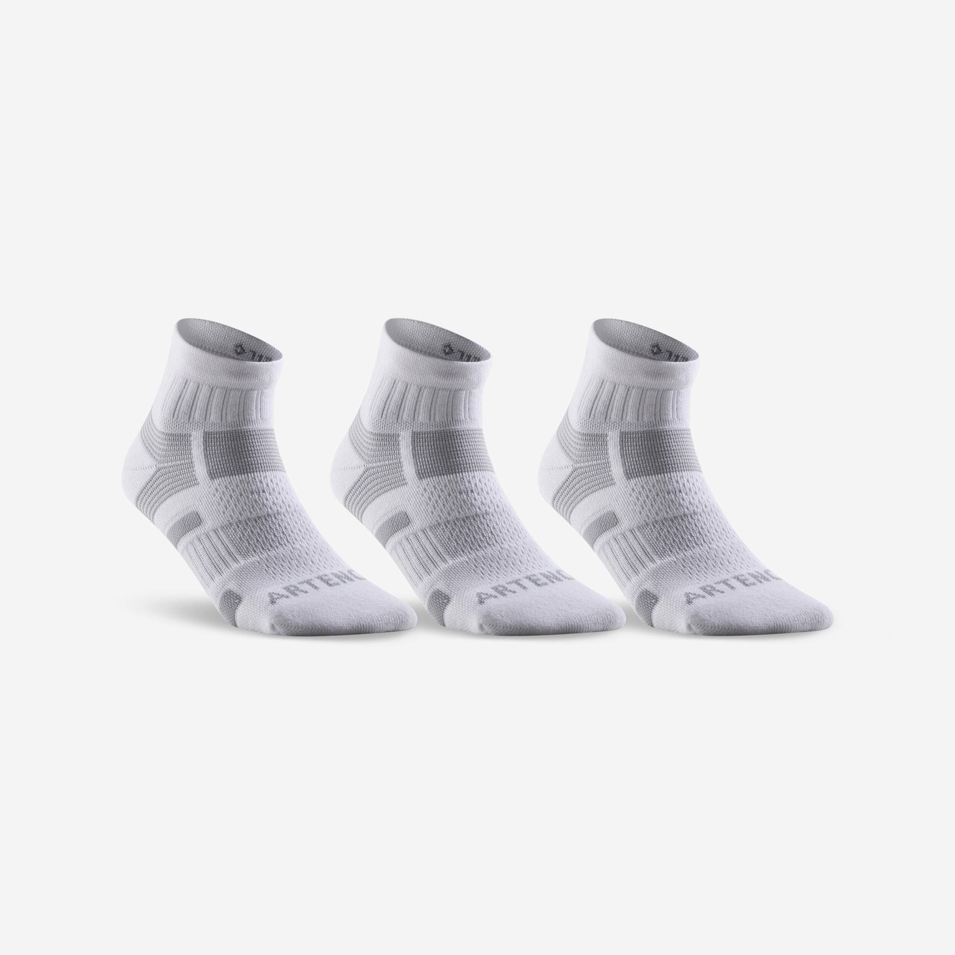 Tennissocken RS 560 Mid 3er-Pack weiss/grau Tennissocken RS 560 Mid 3er-Pack weiss/grau von ARTENGO