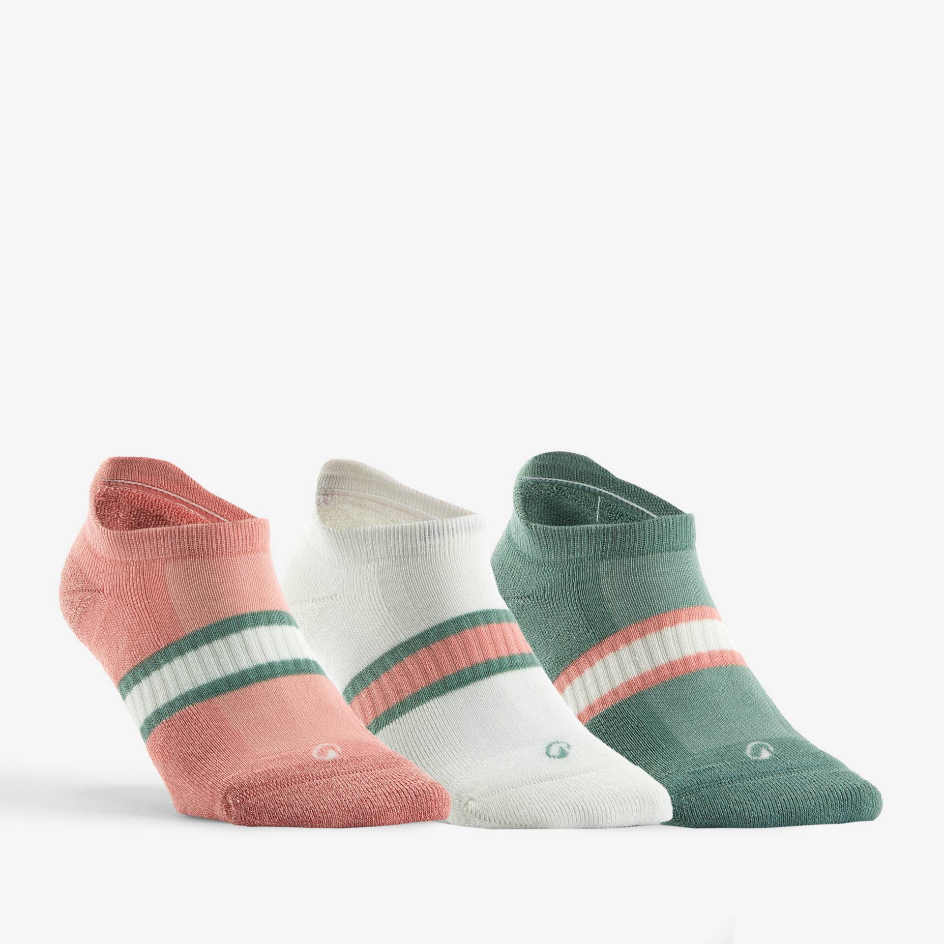 Tennissocken RS500 Low 3er-Pack rosa Motive/weiß/grün Decathlon Tennissocken RS500 Low 3er-Pack rosa Motive/weiß/grün Decathlon von Decathlon