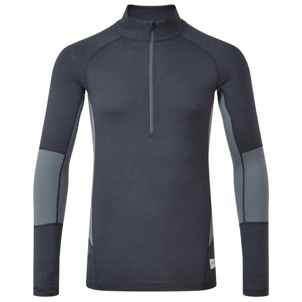 ARTILECT - Darkhorse 185 Zoned 1/4 Zip - Merinoshirt Gr L blau von ARTILECT