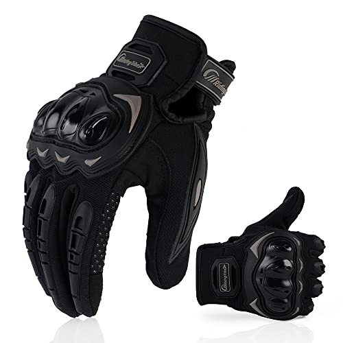 ARTOP Motorradhandschuhe Touch Screen Anti-Rutsch Anti-Kollision Motorrad Handschuhe für Herren Damen Kinder von ARTOP