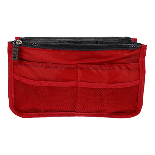 ARTSEWPLY 1Stk Handtaschenfutter Netz Handtaschen-Organizer-Einsatz Vakuum Versiegelung aufbewahrungssack Storage Pockets Outdoor-Reisetasche Taschenfutter mit Mehreren Taschen Nylon rot von ARTSEWPLY