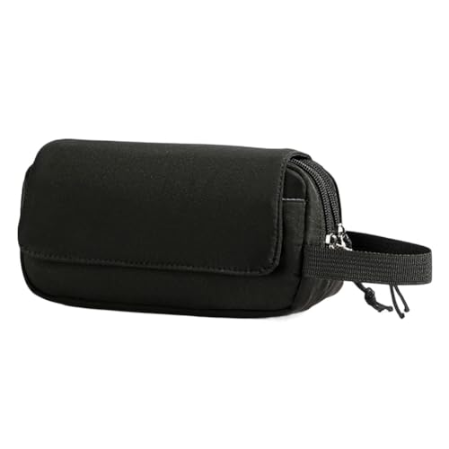 ARVALOLET Klapp-Make-up-Tasche, Make-up-Reise-Aufbewahrungstasche, große Kapazität, Kosmetiktasche mit Griff, tragbare Kosmetiktasche, Reise-Kosmetiktasche mit Mehreren Fächern von ARVALOLET