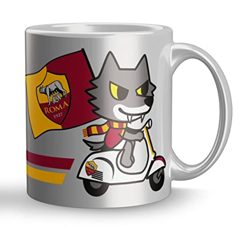 AS Roma ACUBE S.r.l. Tazza Tokidoki, Kinder und Jungen Becher, Grigio, AS Roma ACUBE S.r.l. Tazza Tokidoki, Kinder und Jungen Becher, Grigio, von AS Roma