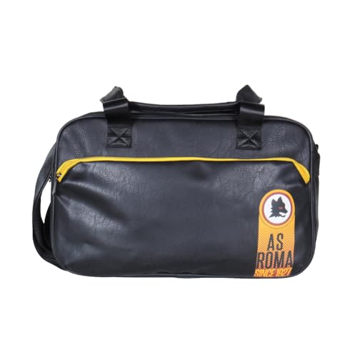 AS Roma Reisetasche mit Wolfslogo, Schwarz, Einheitsgröße AS Roma Reisetasche mit Wolfslogo, Schwarz, Einheitsgröße von AS Roma