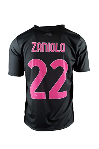 AS Roma SUPERPROMO Unisex – Kinder und Jugendliche Maglia Replica Bambino Third 22/23 Zaniolo Replica Ausweichtrikot, Nero e Rosa, 2 Anni AS Roma SUPERPROMO Unisex – Kinder und Jugendliche Maglia Replica Bambino Third 22/23 Zaniolo Replica Ausweichtrikot, Nero e Rosa, 2 Anni von AS Roma