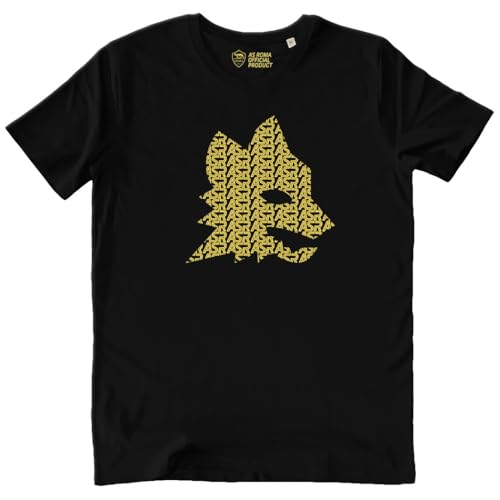 AS Roma T-Shirt für Erwachsene mit Rollkragen Bedruckt, schwarzes Stadion - XL AS Roma T-Shirt für Erwachsene mit Rollkragen Bedruckt, schwarzes Stadion - XL von AS Roma