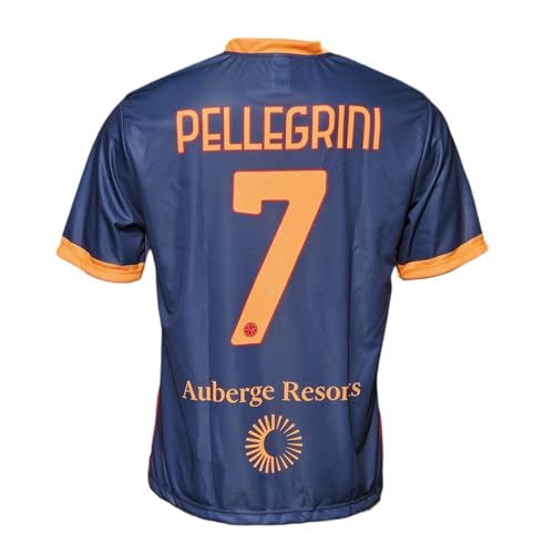 AS Roma Offizielles Replika-Trikot, Gelb, S, Kurzarm, V-Ausschnitt, Unisex-Erwachsene, Fußballtrikot AS Roma Offizielles Replika-Trikot, Gelb, S, Kurzarm, V-Ausschnitt, Unisex-Erwachsene, Fußballtrikot von AS Roma