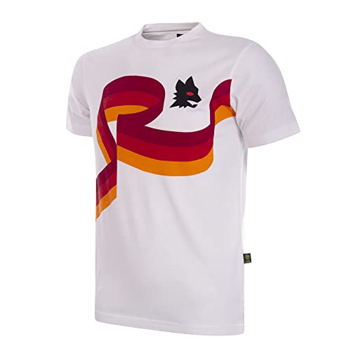 Copa Unisex-Erwachsene T-Shirt, Weiß, L Copa Unisex-Erwachsene T-Shirt, Weiß, L von AS Roma