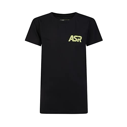 AS ROMA GIL ASR Damen T-Shirt, Schwarz und Neongelb, Small, Schwarz und Neongelb, Small AS ROMA GIL ASR Damen T-Shirt, Schwarz und Neongelb, Small, Schwarz und Neongelb, Small von AS Roma