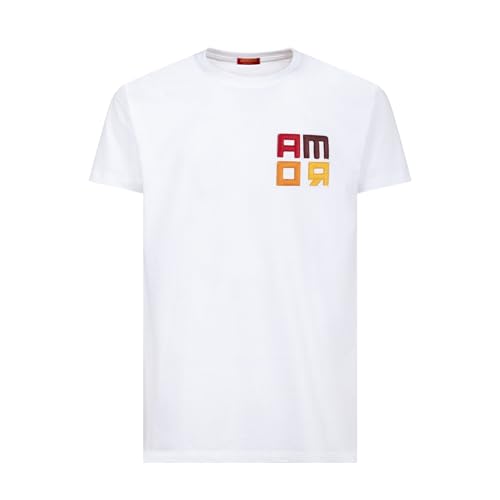 NICOMAX Unisex Rm T-Shirt, Weiß, XL von AS Roma