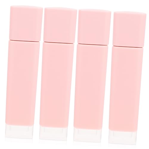 ASAKKURA 4 Stück Nachfüllbare Lipgloss Röhren Transparente Kunststoff Lipgloss Behälter Lipgloss Flaschen 5g Ideal Für Unterwegs Leicht Und Praktisch von ASAKKURA