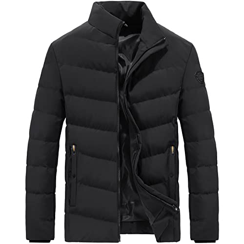 ASDFY Steppjacke Herren Winter,Herren Mäntel Winter Mit Stehkragen Outdoor Wintermantel Schwarz Langarm Steppjacke Casual Fashion Herren Jacke Winddichte Reißverschlüsse Bodywarmer Für Herren Teens M ASDFY Steppjacke Herren Winter,Herren Mäntel Winter Mit Stehkragen Outdoor Wintermantel Schwarz Langarm Steppjacke Casual Fashion Herren Jacke Winddichte Reißverschlüsse Bodywarmer Für Herren Teens M von ASDFY