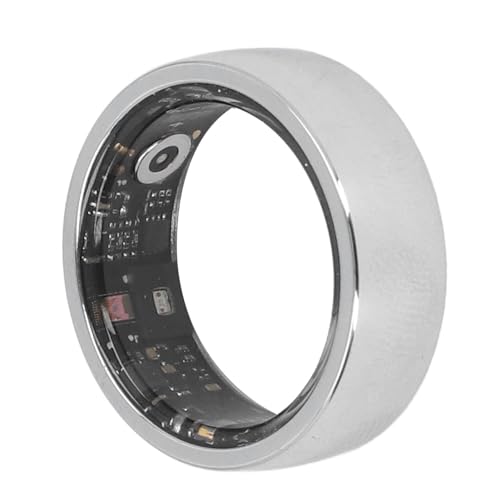 Smart Ring Fitness Tracker Ring für Männer und Frauen, IP68 Wasserdicht, Rekord Schrittzählung, Smart Ring, Mehrere Sportmodi, Kompatibel mit der SmartHealth App (18#) von ASHATA