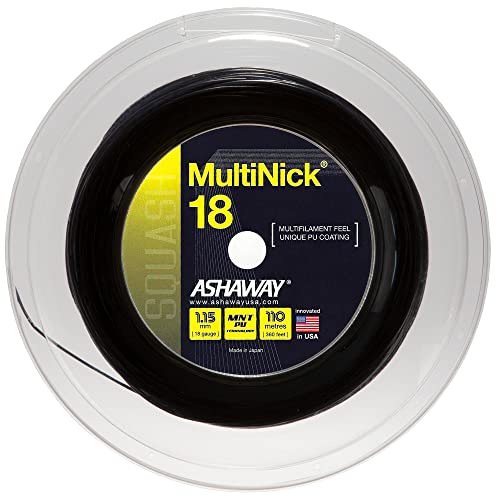 ASHAWAY MultiNick 18 Squash-Saite, 110 m Spule ASHAWAY MultiNick 18 Squash-Saite, 110 m Spule von ASHAWAY