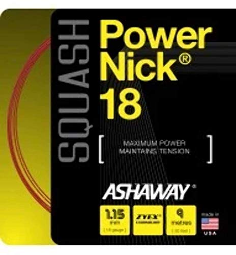 ASHAWAY PowerNick 18 Squash Set 1,15 mm – rot ASHAWAY PowerNick 18 Squash Set 1,15 mm – rot von ASHAWAY