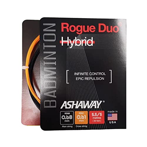 ASHAWAY Rogue Duo Badminton-Hybrid-Set, 0,68–0,61 mm ASHAWAY Rogue Duo Badminton-Hybrid-Set, 0,68–0,61 mm von ASHAWAY