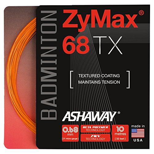 ASHAWAY ZyMax 68 TX Badminton-Saiten-Set, Orange ASHAWAY ZyMax 68 TX Badminton-Saiten-Set, Orange von ASHAWAY