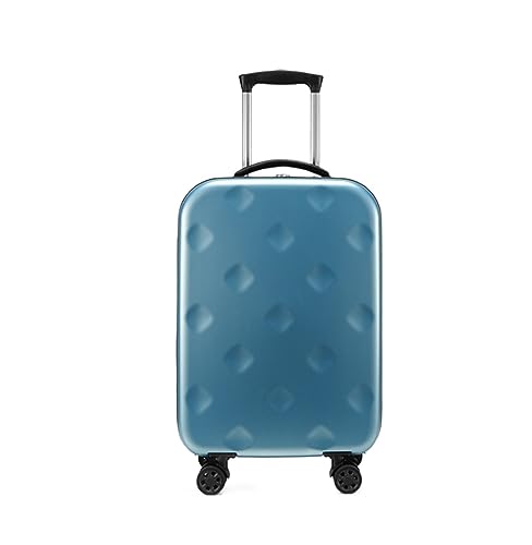 ASHSDI Koffer Reisekoffer Trolley Erweiterbares Gepäck, Faltbare Koffer Mit Universalrädern, Zoll-Zahlenschloss Boardcase Handgepäck (Color : Blue, Size : 20in) von ASHSDI