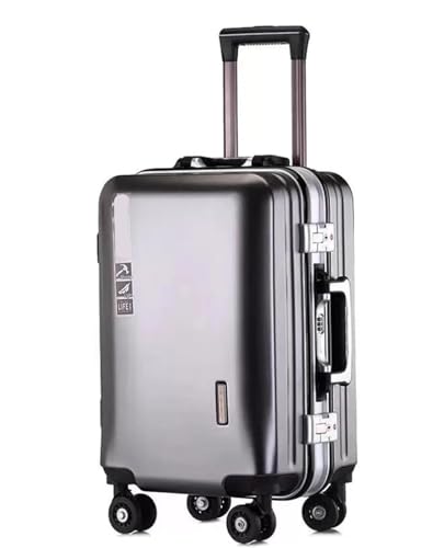 ASHSDI Koffer Reisekoffer Trolley Gepäck-USB-Aufladung, Verschleißfeste Und Kratzfeste Verbundkoffer Mit Rollen Boardcase Handgepäck (Color : B, Size : 20 in) von ASHSDI