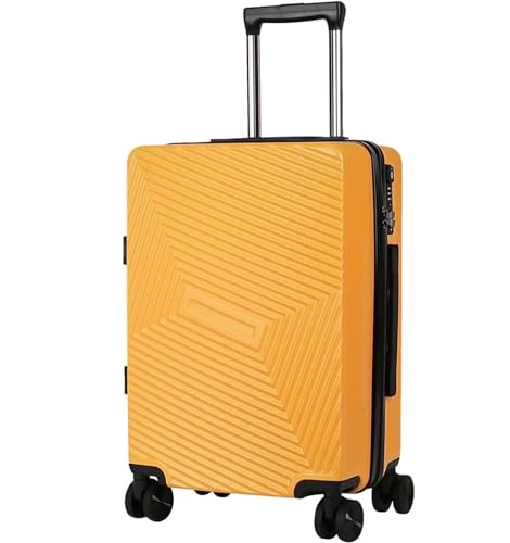 ASHSDI Koffer Reisekoffer Trolley Tragbare Koffer, Gepäck Mit Aluminiumrahmen Und Spinnerrädern, Handgepäck Boardcase Handgepäck (Color : C, Size : 20 in) von ASHSDI