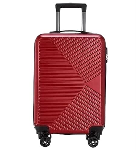 Koffer Reisekoffer Trolley 20-Zoll-Reisegepäck Mit Festem Rad Und Kratzfestem Handgepäck Boardcase Handgepäck (Color : A, Size : 20in) von ASHSDI