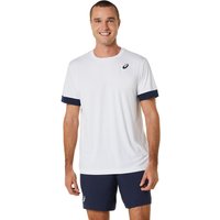 ASICS Court Shortsleeve Tee T-Shirt Herren in weiß, Größe: XL von ASICS