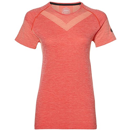 Asics Damen Gel-Cool Laufshirt Shirt, korall, M-40 Asics Damen Gel-Cool Laufshirt Shirt, korall, M-40 von ASICS