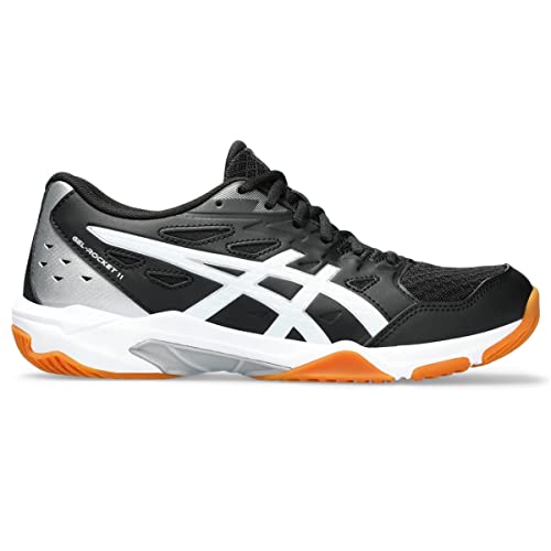 ASICS Damen Gel-Rocket 11 Volleyballschuhe, 41, Schwarz/Reinsilber ASICS Damen Gel-Rocket 11 Volleyballschuhe, 41, Schwarz/Reinsilber von ASICS