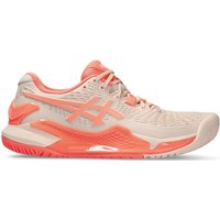 ASICS Gel-Resolution 9 Allcourtschuh Damen in apricot von ASICS