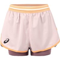 ASICS Match Shorts Damen in rosa, Größe: L von ASICS