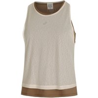 ASICS Nagino Run Tank-Top Damen in creme, Größe: XL von ASICS