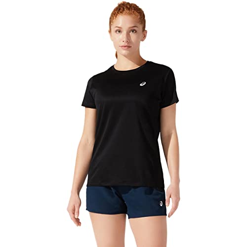 ASICS Damen Core Top T-Shirt, Performance Black Heather, S EU ASICS Damen Core Top T-Shirt, Performance Black Heather, S EU von ASICS
