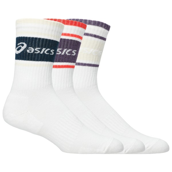 Asics - 3 Pack Logo Crew Sock - Multifunktionssocken Gr 43-46 - III weiß von ASICS