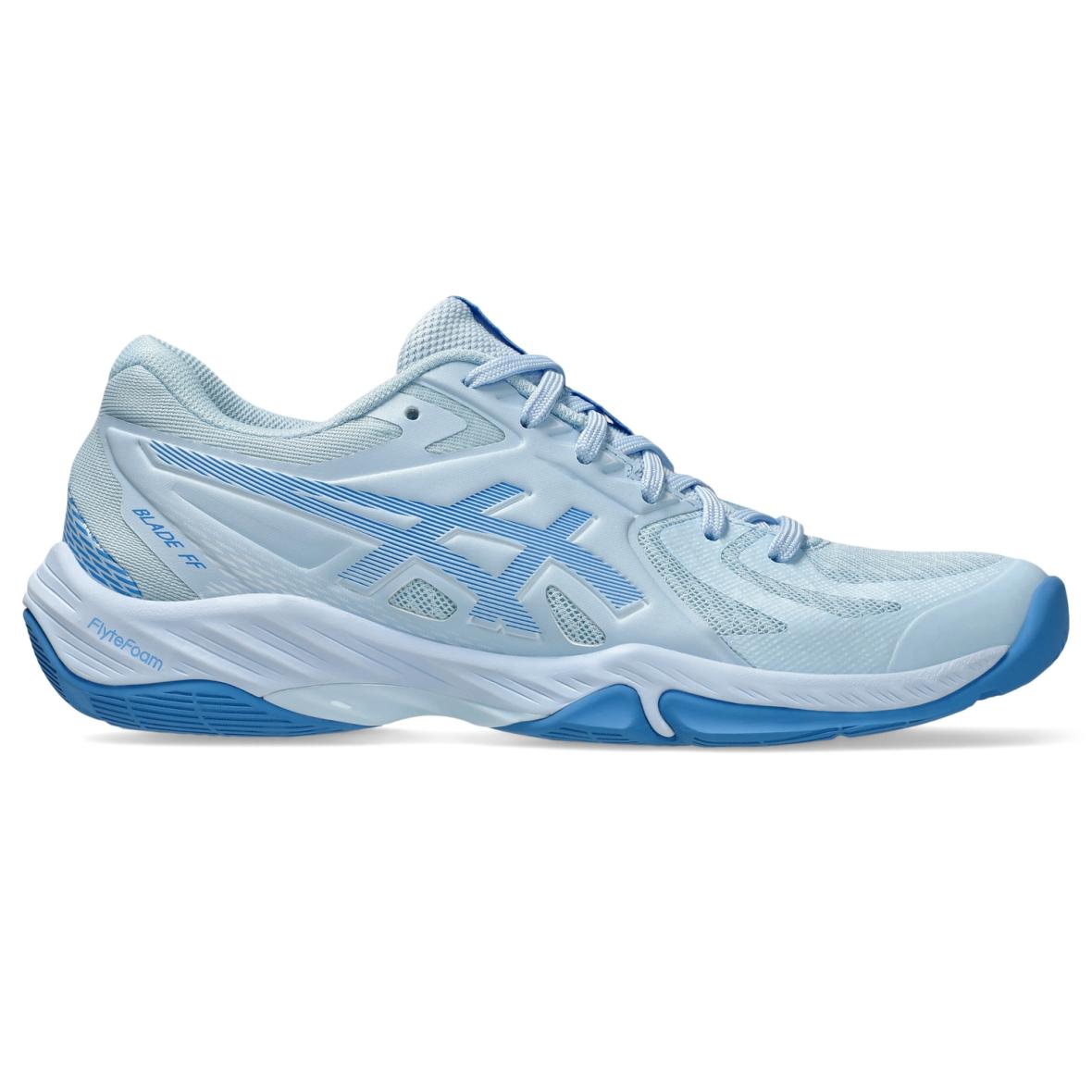 Asics Blade FF w Damen (Hellblau 8,5 US) Hallenschuhe von ASICS