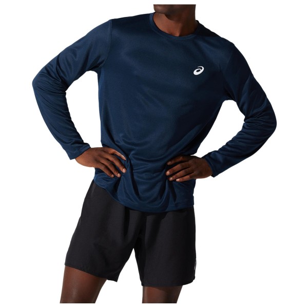 Asics - Core L/S Top - Laufshirt Gr S blau von ASICS