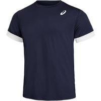 Asics Court Shortsleeve Tee T-shirt Herren Dunkelblau von ASICS