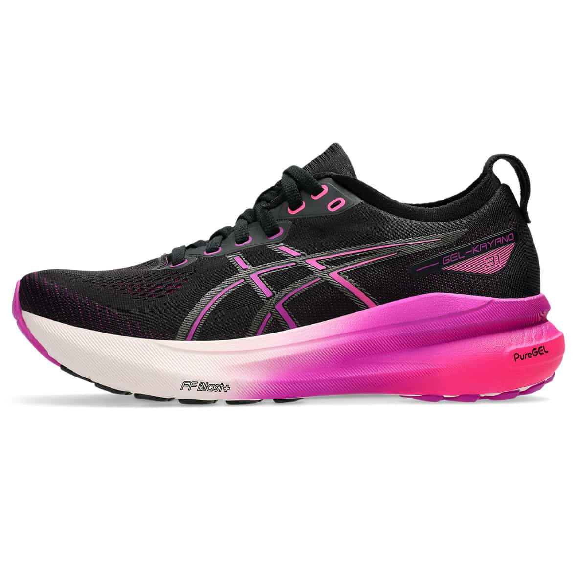 Asics Gel Kayano 31 w Damen (Schwarz 10,5 42.5 EU) Laufschuhe von ASICS