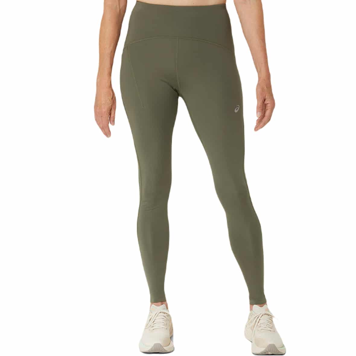 Asics Road High Waist Tight Damen (Grün XS) Leggings von ASICS